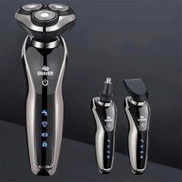 3-in-1 Shaver, Nose Hair Trimmer, and Portable Razor