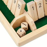 Shut The Box Wooden Game