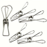 60-Pack Heavy Duty Stainless Steel Clothes Pegs