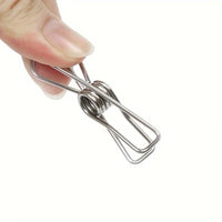 60-Pack Heavy Duty Stainless Steel Clothes Pegs