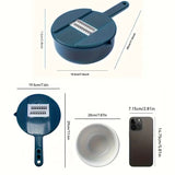 12-in-1 Manual Vegetable Chopper & Slicer